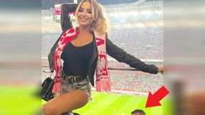 "Mistrz drugiego planu wygrał wszystko". Zdjęcie polskiej celebrytki z meczu to absolutny hit