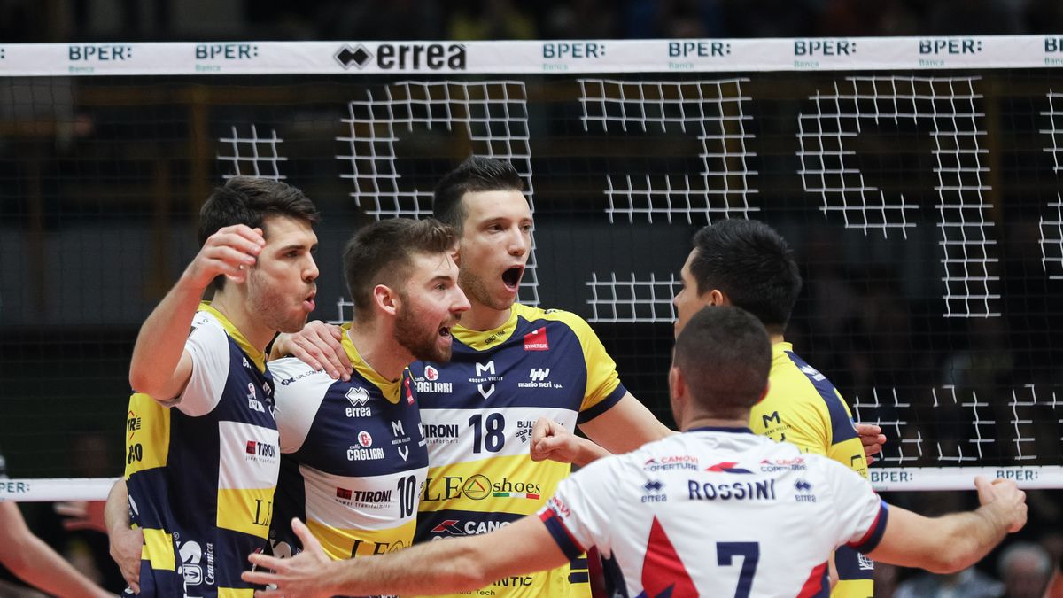 Newspix / ZUMA / Na zdjęciu: siatkarze Leo Shoes Modena