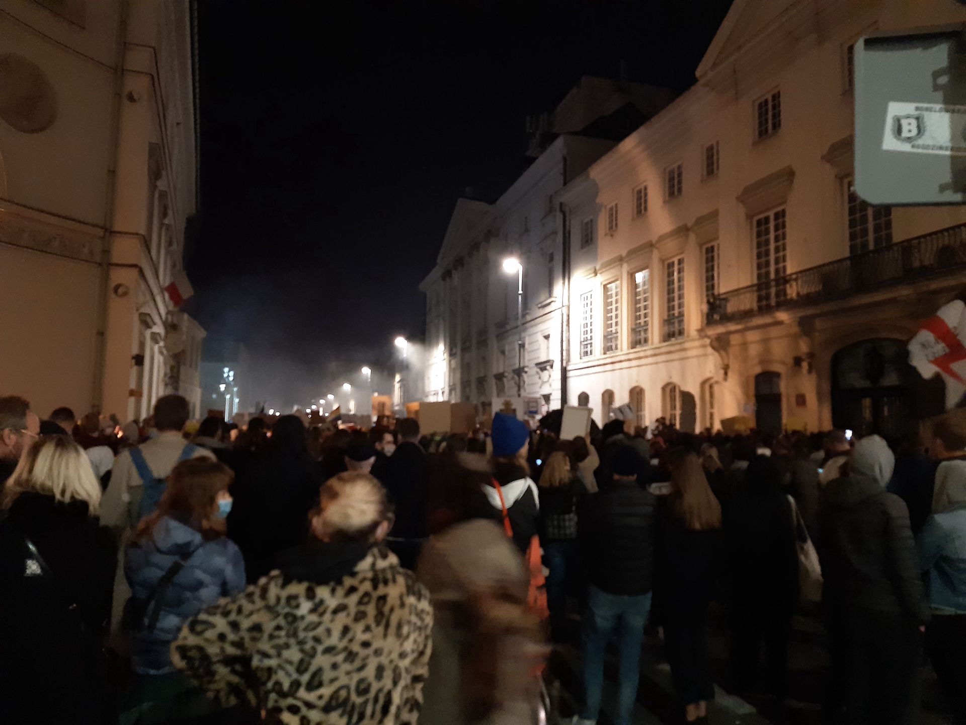 Strajk Kobiet, Protest ws. zakazu aborcji w Warszawie 