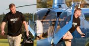 Artur Boruc przyleciał do Arłamowa helikopterem (ZDJĘCIA)