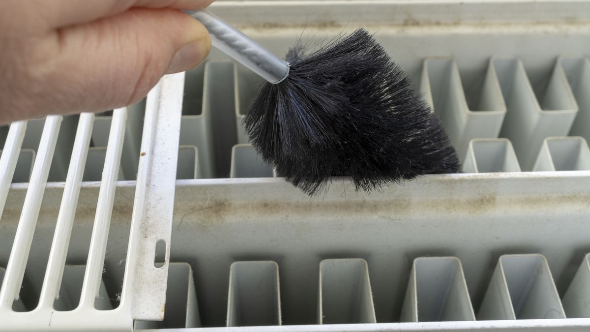 cleaning the heater or radiator with a brush
cleaning the heater or radiator with a brush
gabort71