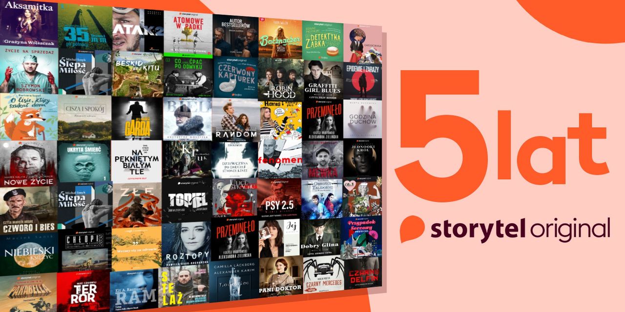 Historie, których wszyscy chcą słuchać - 5 lat Storytel Original w Polsce