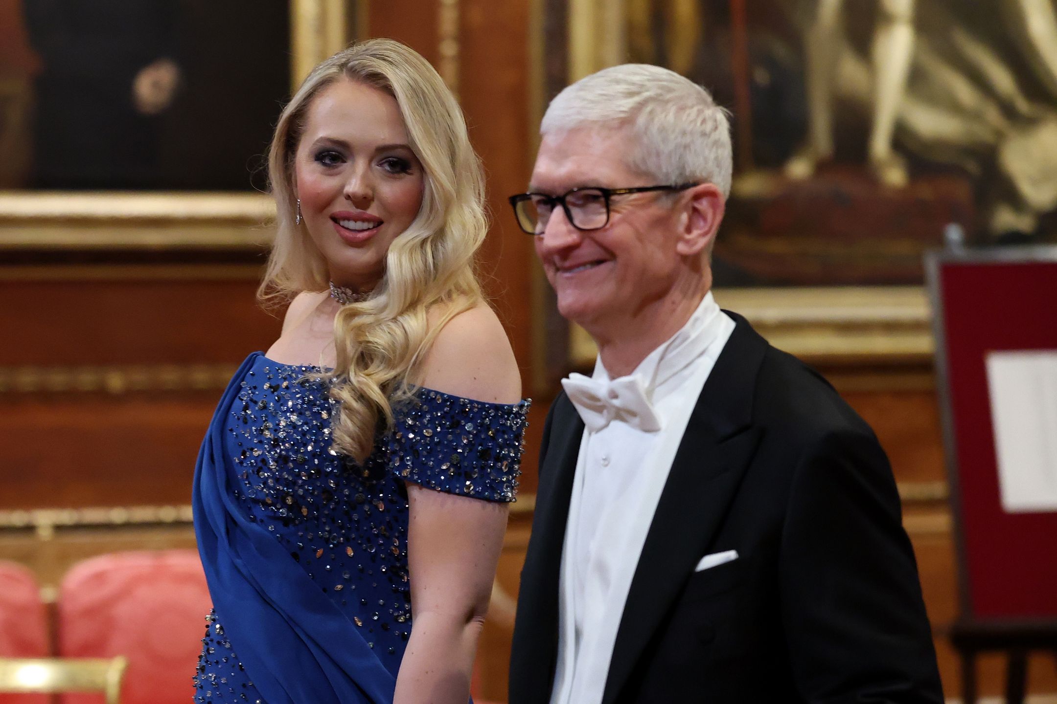 Tiffany Trump na balu w Windsorze