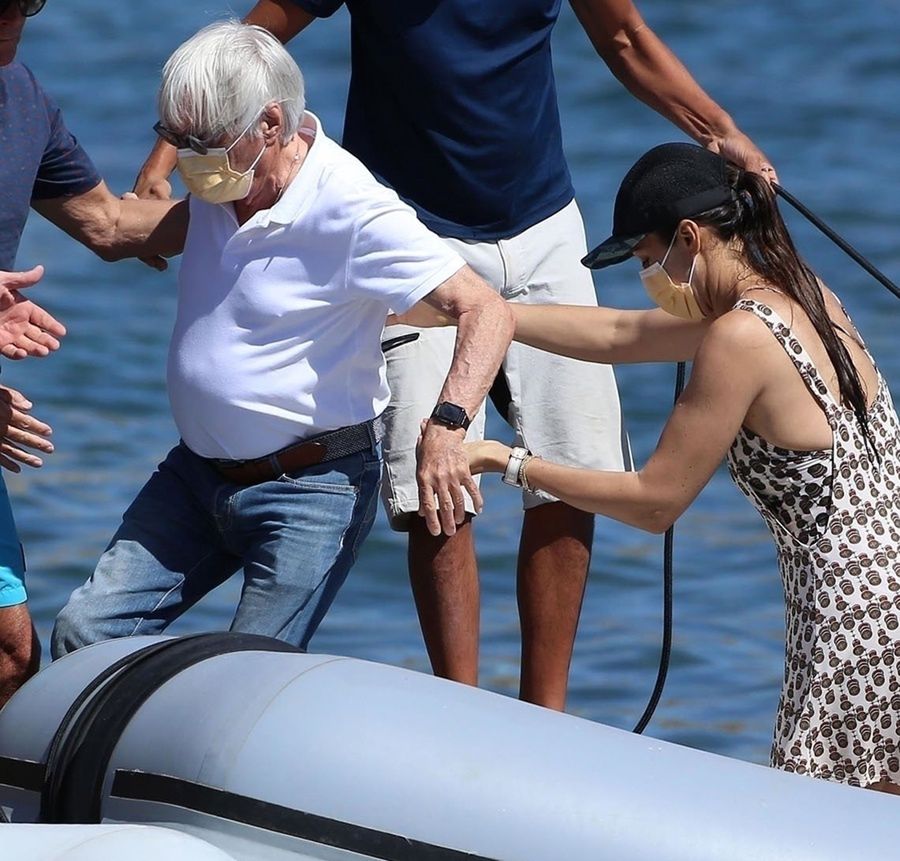 90-letni Bernie Ecclestone może liczyć na swoją młodą żonę 