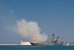 Rosyjskie okręty płyną na manewry na Morze Śródziemne
