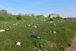 Mnóstwo śmieci nad Wartą już po pierwszym dniu długiego weekendu
