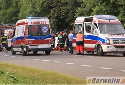 Tragiczny wypadek ukraińskiego autobusu na obwodnicy Garwolina