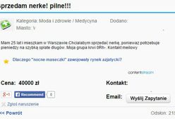 Przez internet chciała sprzedać nerkę. Karolina A. stanie przed sądem