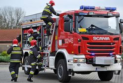 Gaz ulatnia się z rozszczelnionego zbiornika na stacji paliw w Dzierżoniowie