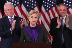 Przemówienie Hillary Clinton. "Trump będzie naszym prezydentem"