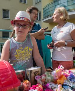 Setki osób na kiermaszu ośmioletniej Asi z Poznania