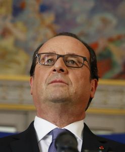 Francois Hollande: wybryki Trumpa przyprawiają o mdłości