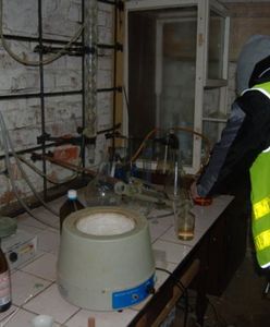 W Korzeńsku koło Rawicza odkryto laboratorium, gdzie produkowano amfetaminę