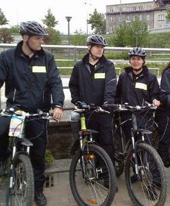 Rowerowe patrole strażników miejskich w Krakowie