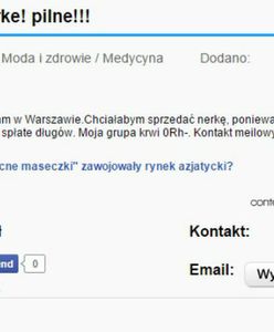 Przez internet chciała sprzedać nerkę. Karolina A. stanie przed sądem