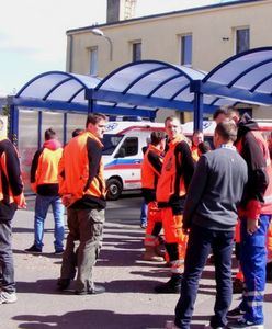 Protest ratowników medycznych w Poznaniu. Bronili zwolnionych kolegów