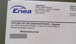 Uwaga, oszuści fałszują rachunki za prąd! Firma Enea ostrzega klientów