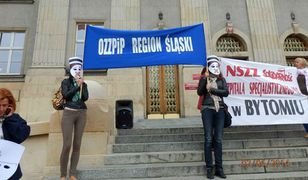 Protest pielęgniarek na Śląsku