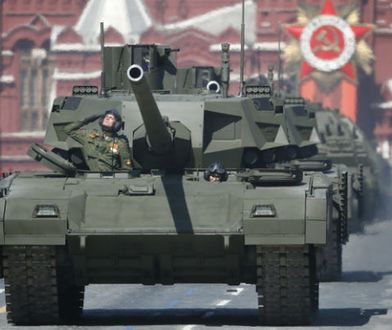 Próba generalna parady zwycięstwa. Na Placu Czerwonym popsuł się rosyjski superczołg "Armata"