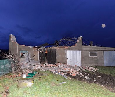 Wichury nad Polską. Dwie osoby ranne, zniszczone budynki i zerwane linie energetyczne