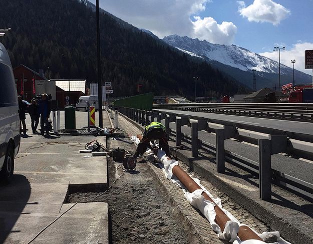Budowa ogrodzenia na granicy austriacko-włoskiej