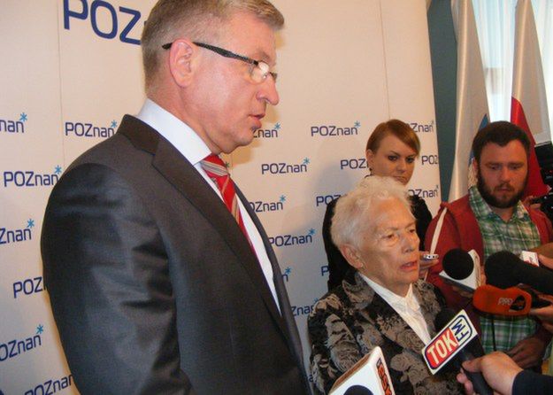 Jacek Jaśkowiak i Aleksandra Banasiak.