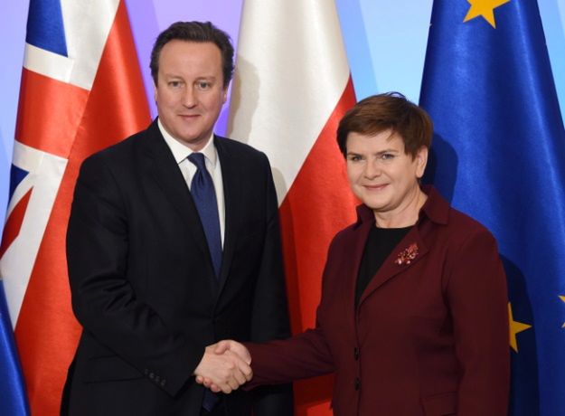 Beata Szydło i David Cameron