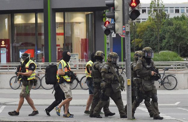 Policjanci w Monachium