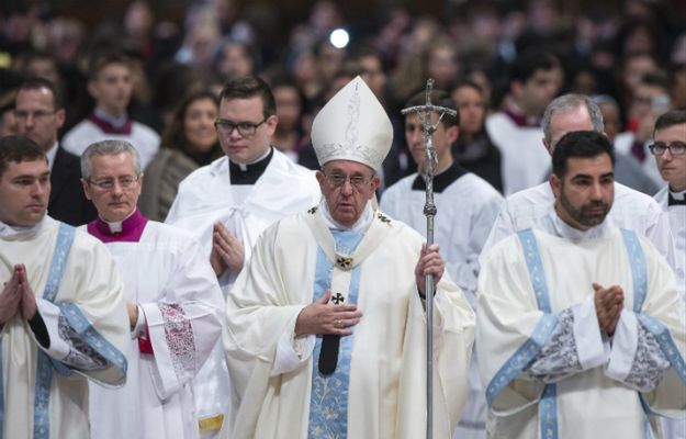 Papież Franciszek odprawił mszę w Nowy Rok