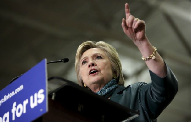 Kandydatka Demokratów Hillary Clinton