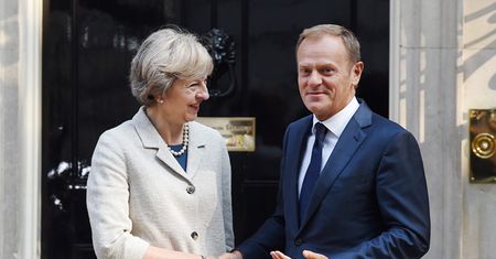 Tusk chwali May: jej słowa bliższe narracji Churchilla niż Trumpa