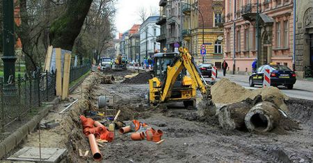 Kolejne utrudnienia w centrum Krakowa. Torowisko na Westerplatte zamknięte