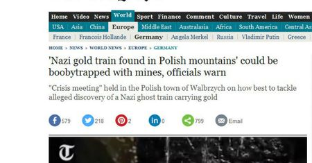 Prasa na świecie pisze o "złotym pociągu". "To historia jak scenariusz filmowy"