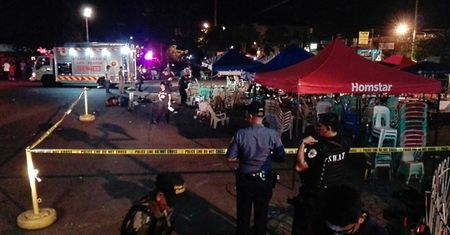 Ranni i zabici po eksplozji w mieście Davao na Filipinach