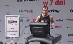 Rekord Guinnessa w Lesznie. Mężczyzna przez tydzień przebiegł 823 km