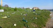 Mnóstwo śmieci nad Wartą już po pierwszym dniu długiego weekendu