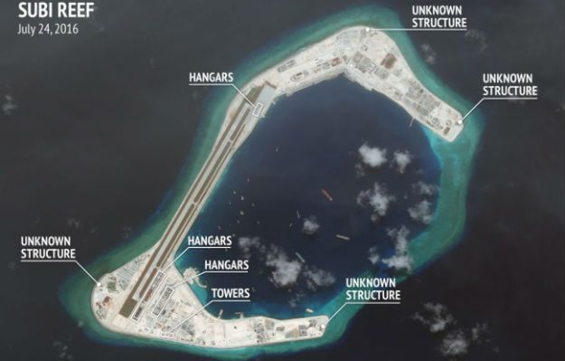 USA: Satelity ujawniły chińskie hangary lotnicze na wyspach Spratly