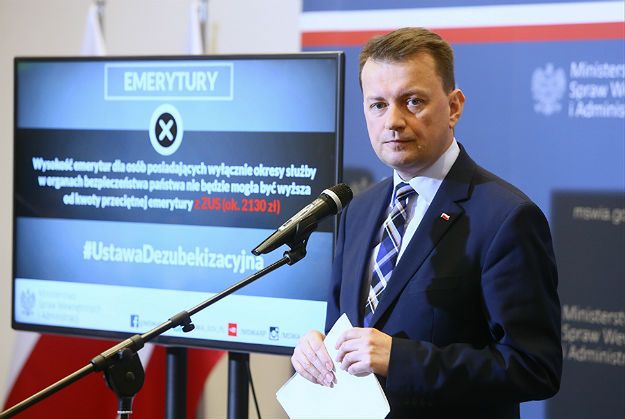 PiS chce obniżyć emerytury funkcjonariuszom SB. "Czuję się pokrzywdzony, jestem przygotowany na skierowanie sprawy do Strasburga"