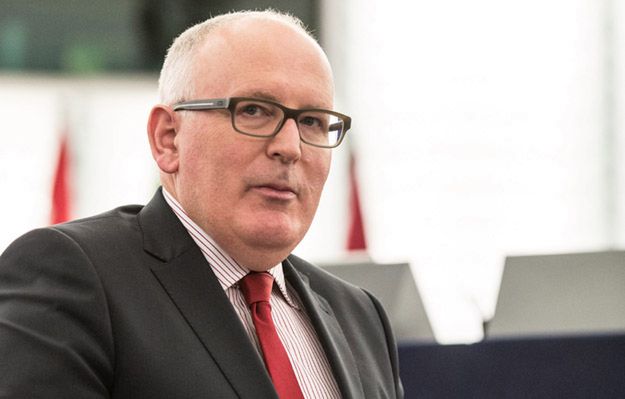 Frans Timmermans w Polsce. Stępkowski: wiceszef KE przyznał, że jego ogląd ws. TK może nie być wyczerpujący