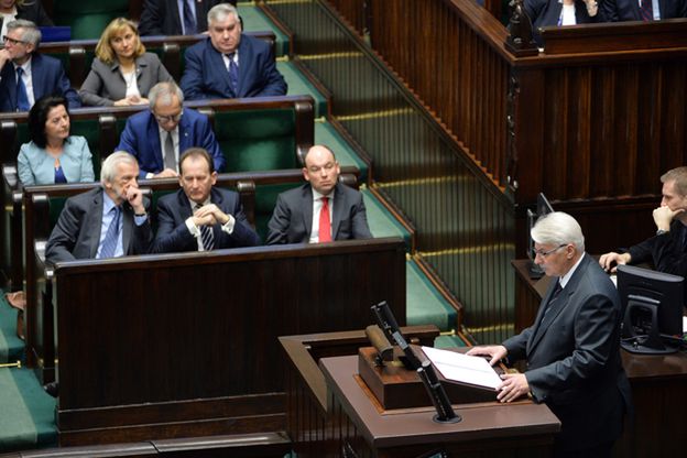 Sejm nie zgodził się na odrzucenie informacji szefa MSZ Witolda Waszczykowskiego