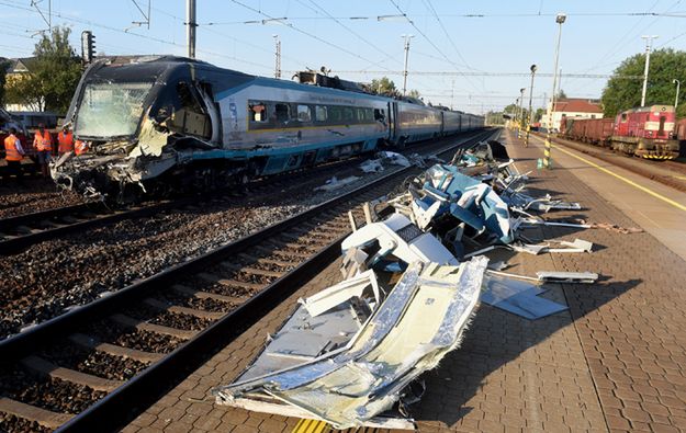 Polski kierowca oskarżony o spowodowanie wypadku z Pendolino w Czechach