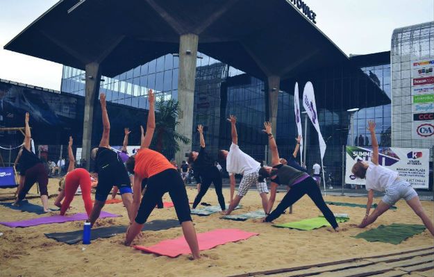 Crossfit, joga i sztuki walki na plaży w samym centrum Katowic