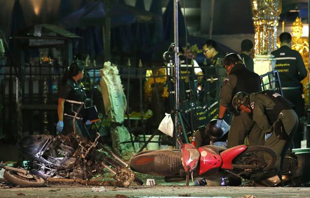 Zamach w Bangkoku. Moment eksplozji na amatorskim wideo