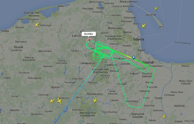 Samolot Lufthansy nie mógł wylądować w Gdańsku. Poleciał na lotnisko zapasowe do Warszawy