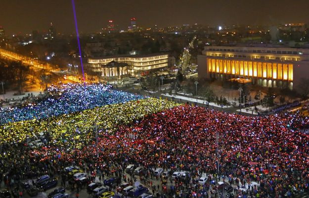 Dziesiątki tysięcy ludzi w 13. dniu antyrządowych protestów w Rumunii