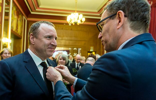 Jacek Kurski otrzymał Krzyż Wolności i Solidarności. Prezes TVP: nigdy o tym nie mówiłem, nigdy nie wypinałem piersi po medale