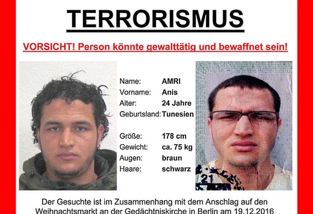Niemieckie media: odciski palców Amriego na użytej w zamachu ciężarówce