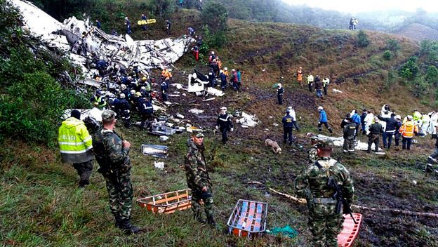 Znaleziono czarne skrzynki samolotu, który rozbił się w Kolumbii