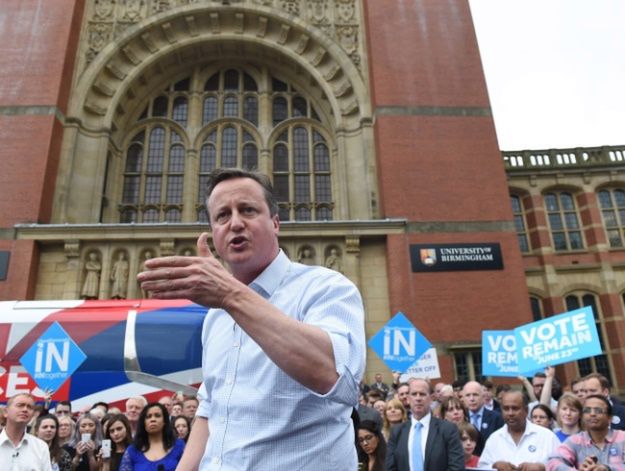 List 84 eurosceptycznych posłów z poparciem dla Davida Camerona