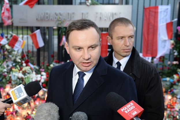 Prezydent: łączymy się w smutku z Francją, Polska jest bezpieczna